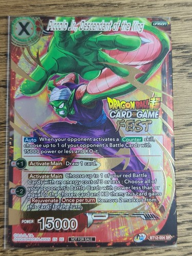 Piccolo descendant of the - jr.,,